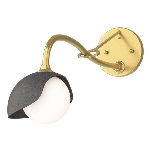 Brooklyn Brooklyn 1-Light Single Shade Long-Arm Sconce in Modern Brass (39|201376-SKT-86-20-GG0711)