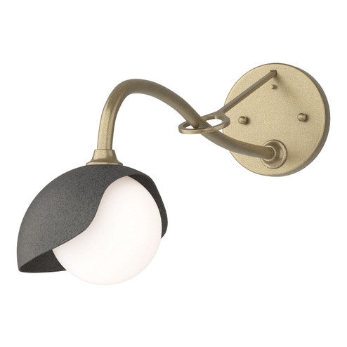 Brooklyn Brooklyn 1-Light Single Shade Long-Arm Sconce in Soft Gold (39|201376-SKT-84-20-GG0711)