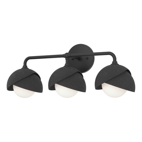 Brooklyn Brooklyn 3-Light Double Shade Bath Sconce in Black (39|201375-SKT-10-10-GG0711)
