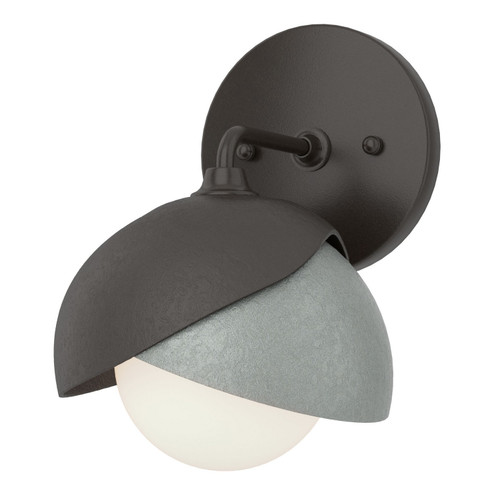 Brooklyn Brooklyn 1-Light Double Shade Bath Sconce in Oil Rubbed Bronze (39|201374-SKT-14-82-GG0711)