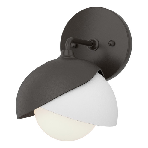 Brooklyn Brooklyn 1-Light Double Shade Bath Sconce in Oil Rubbed Bronze (39|201374-SKT-14-02-GG0711)