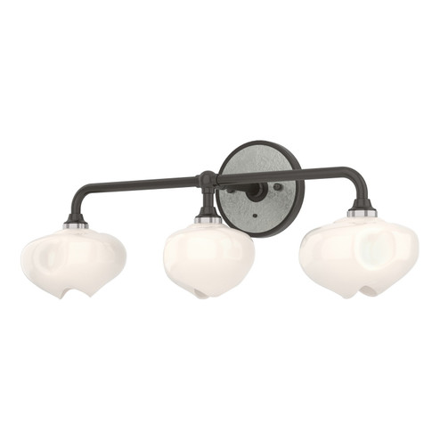 Ume Ume 3-Light Curved Arm Bath Sconce in Oil Rubbed Bronze (39|201342-SKT-14-85-FD0710)