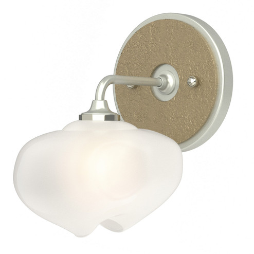 Ume Ume 1-Light Curved Arm Bath Sconce in Vintage Platinum (39|201340-SKT-82-84-FD0710)