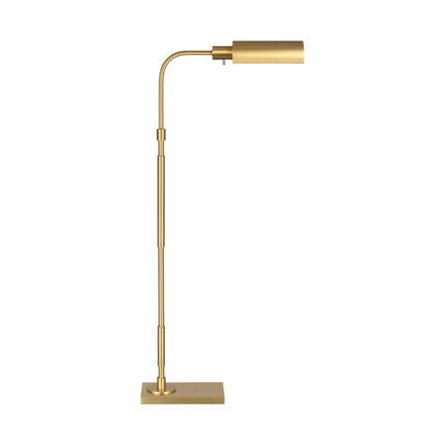Kenyon One Light Task Floor Lamp in Burnished Brass (454|CT1161BBS1)