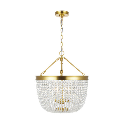 Summerhill Four Light Pendant in Burnished Brass (454|CP1354BBS)