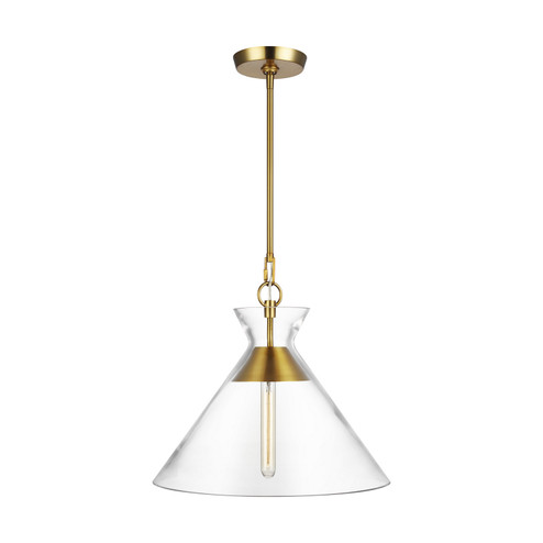 Atlantic One Light Pendant in Burnished Brass (454|CP1031BBS)