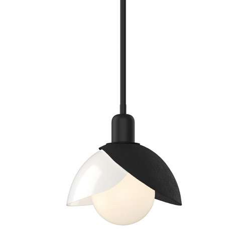 Brooklyn Brooklyn Double Shade Art Glass Mini Pendant in Black (39|181184-SKT-MULT-10-BB0757)