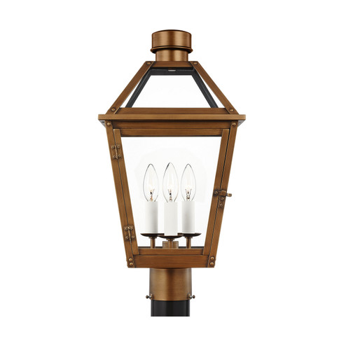Hyannis Three Light Post Mount in Natural Copper (454|CO1413NCP)
