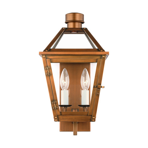 Hyannis Two Light Wall Lantern in Natural Copper (454|CO1392NCP)