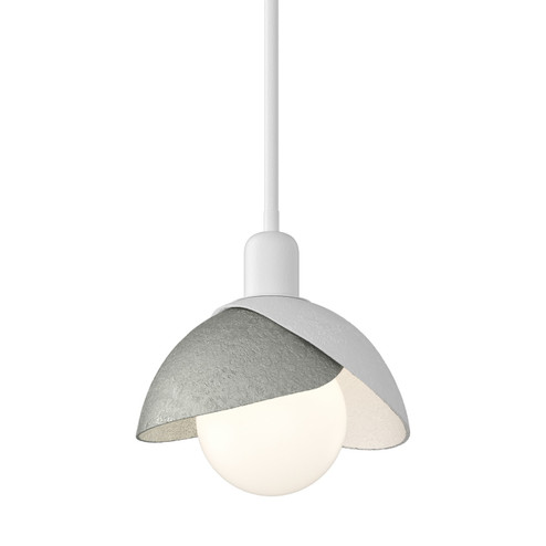 Brooklyn Brooklyn Double Shade Mini Pendant in White (39|181183-SKT-MULT-02-85)