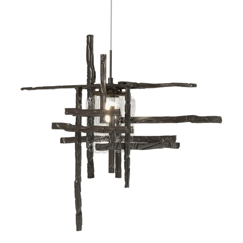 Tura Tura Seeded Glass Low Voltage Mini Pendant in Oil Rubbed Bronze (39|161184-SKT-STND-14-II0728)
