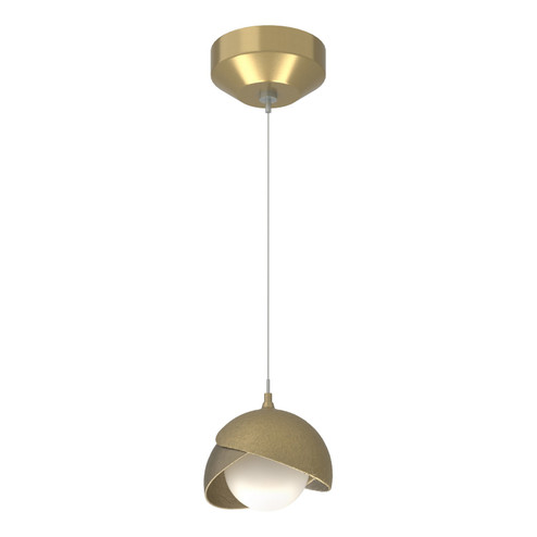 Brooklyn Brooklyn Double Shade Low Voltage Mini Pendant in Modern Brass (39|161183-SKT-STND-86-84-GG0711)
