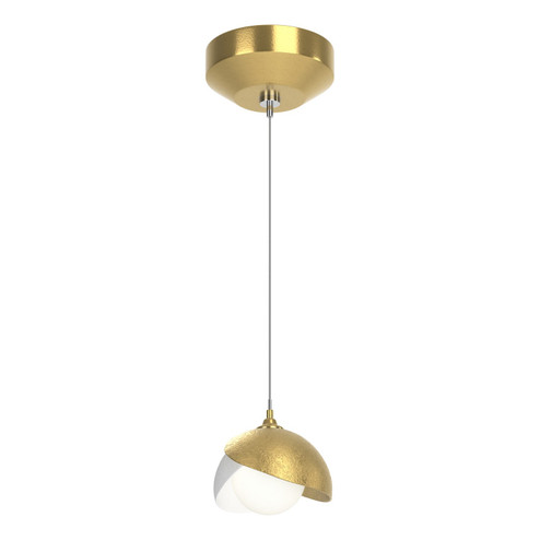 Brooklyn Brooklyn Double Shade Low Voltage Mini Pendant in Modern Brass (39|161183-SKT-STND-86-02-GG0711)