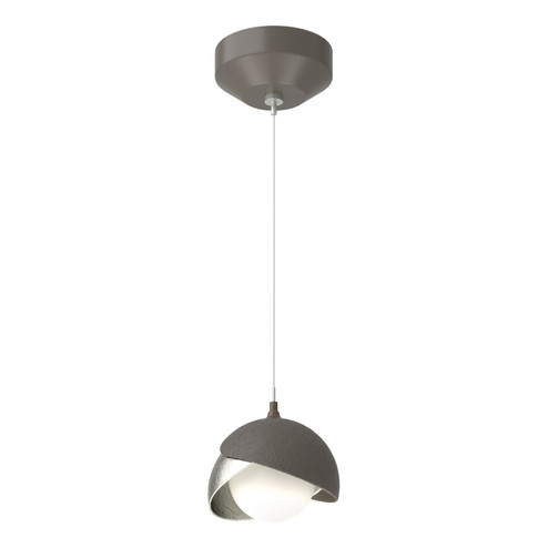 Brooklyn Brooklyn Double Shade Low Voltage Mini Pendant in Dark Smoke (39|161183-SKT-STND-07-85-GG0711)