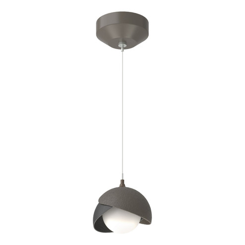 Brooklyn Brooklyn Double Shade Low Voltage Mini Pendant in Dark Smoke (39|161183-SKT-STND-07-10-GG0711)