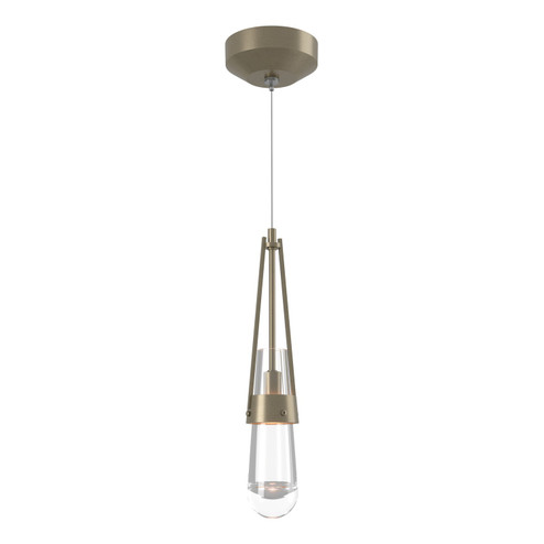 Link Link Clear Glass Low Voltage Mini Pendant in Soft Gold (39|161040-SKT-STND-84-ZM0434)