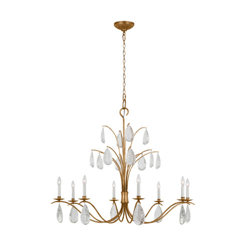 Shannon Eight Light Chandelier in Antique Gild (454|CC1598ADB)