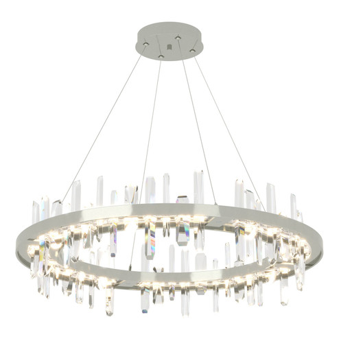 Solitude Solitude Circular LED Pendant in Sterling (39|139915-LED-STND-85-CR)