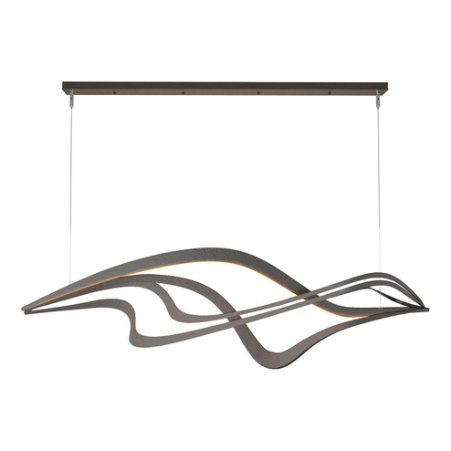 Crossing Waves LED Pendant in Oil Rubbed Bronze (39|139905-LED-STND-14)