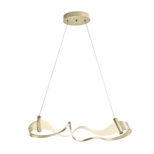 Zephyr Zephyr LED Pendant in Modern Brass (39|139833-LED-STND-86)