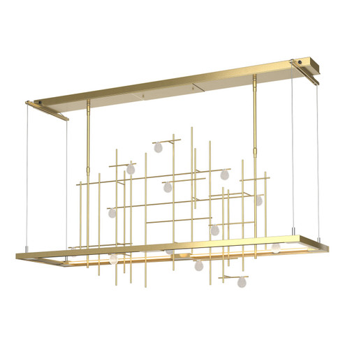 Four Seasons Spring LED Pendant in White (39|139752-LED-LONG-02-YG0500)