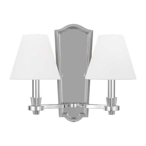 Paisley Two Light Wall Sconce in Polished Nickel (454|AW1112PN)