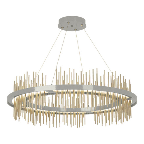 Gossamer Gossamer Circular LED Pendant in Sterling (39|139656-LED-STND-85-84)
