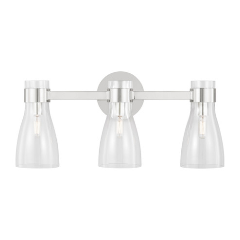 Moritz Three Light Bath Fixture in Polished Nickel (454|AEV1003PN)