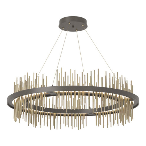 Gossamer Gossamer Circular LED Pendant in Dark Smoke (39|139656-LED-STND-07-84)