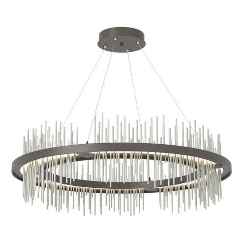 Gossamer Gossamer Circular LED Pendant in Dark Smoke (39|139656-LED-STND-07-82)