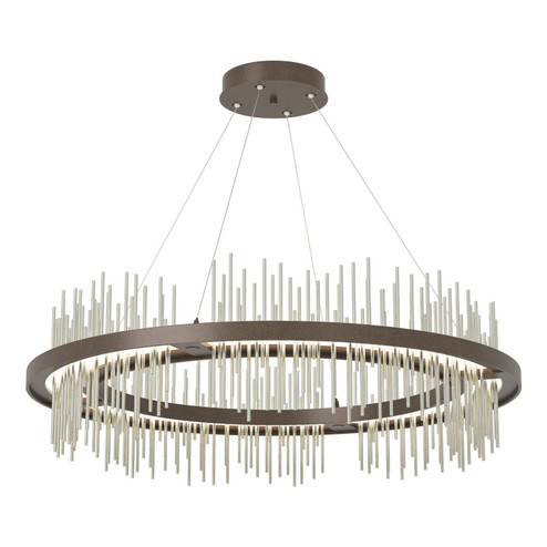 Gossamer Gossamer Circular LED Pendant in Bronze (39|139656-LED-STND-05-85)
