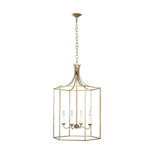 Bantry House Four Light Pendant in Antique Gild (454|AC1024ADB)