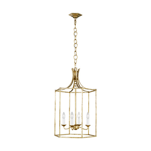 Bantry House Four Light Pendant in Antique Gild (454|AC1014ADB)