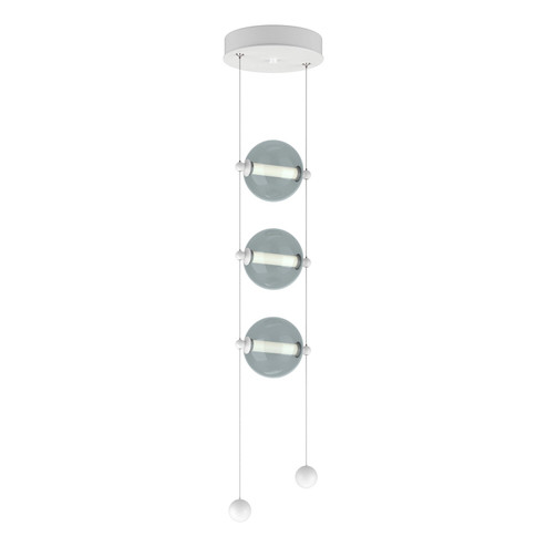 Abacus Abacus 3-Light LED Pendant in White (39|139059-LED-STND-02-YL0668)