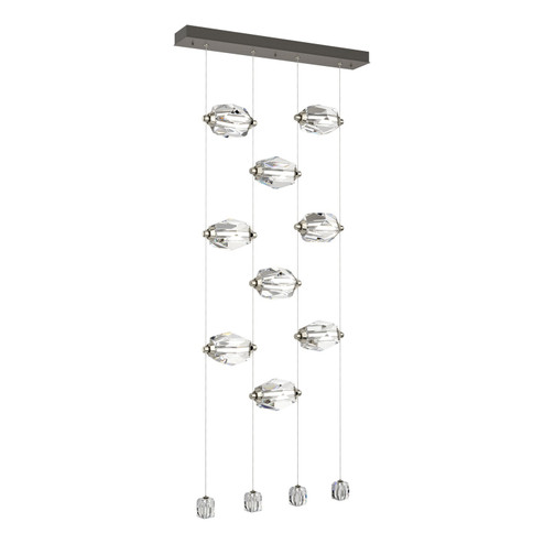 Gatsby Gatsby 9-Light LED Pendant in Dark Smoke (39|139056-LED-STND-07-CR)