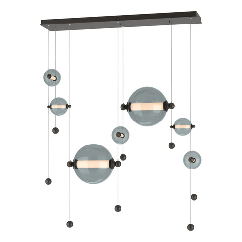 Abacus Abacus 7-Light Double Linear LED Pendant in Oil Rubbed Bronze (39|139054-LED-STND-14-YL0694)