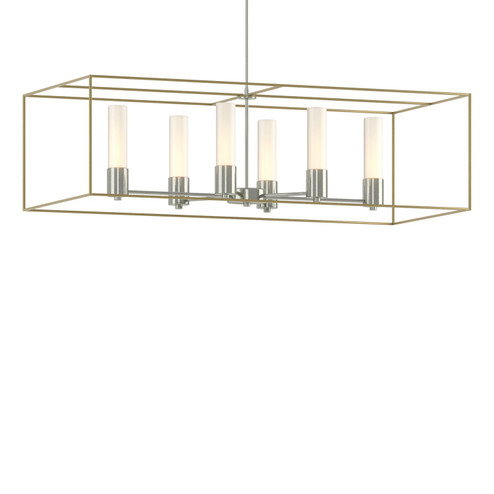 Portico Six Light Pendant in Sterling (39|138940-SKT-MULT-85-86-GG0392)