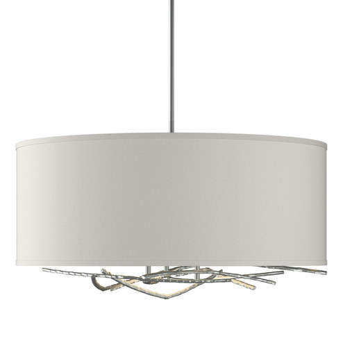 Brindille Brindille Drum Shade Pendant in Vintage Platinum (39|137665-SKT-MULT-82-SE2201)