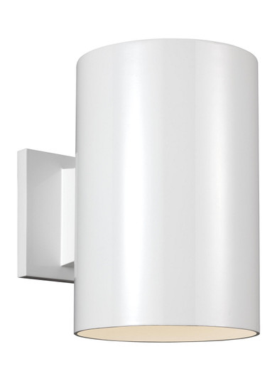 Outdoor Cylinders One Light Outdoor Wall Lantern in White (454|8313901-15)