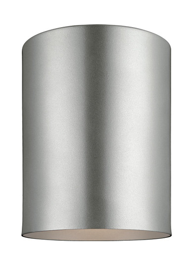 Outdoor Cylinders One Light Outdoor Flush Mount in Painted Brushed Nickel (454|7813801-753)