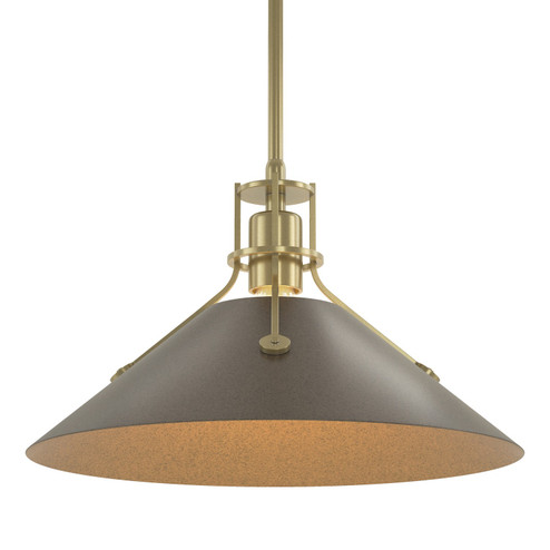Henry Henry Medium Steel Shade Pendant in Modern Brass (39|134550-SKT-MULT-86-05)