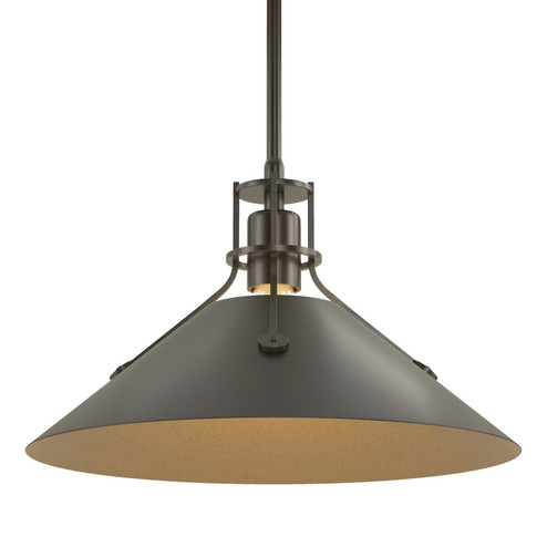Henry Henry Medium Steel Shade Pendant in Oil Rubbed Bronze (39|134550-SKT-MULT-14-10)