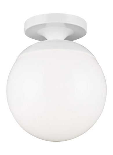 Leo - Hanging Globe One Light Wall / Ceiling Semi-Flush Mount in White (454|7518EN3-15)