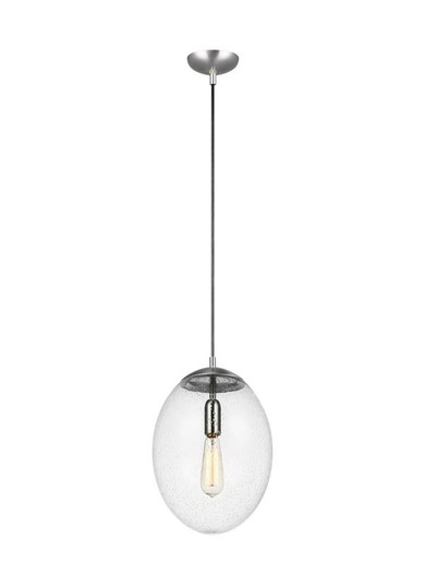 Leo - Hanging Globe One Light Pendant in Satin Aluminum (454|6701801EN7-04)