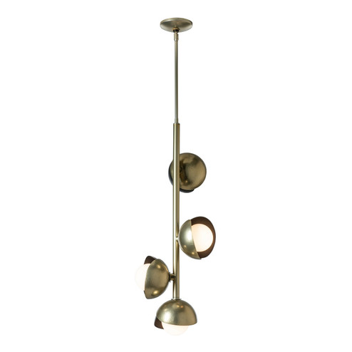 Brooklyn Brooklyn 4-Light Double Shade Vertical Pendant in Dark Smoke (39|131611-SKT-MULT-07-89-GG0711)