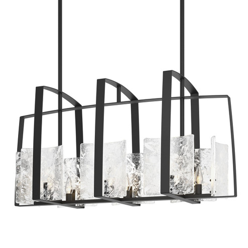 Arc Eight Light Linear Pendant in Black (39|131311-SKT-MULT-10-YR0699)