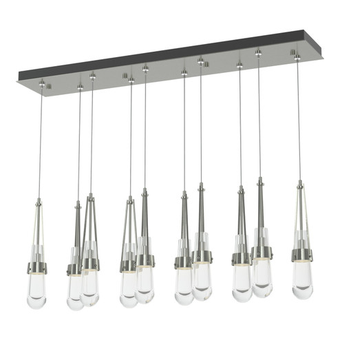 Link Link 10-Light Clear Glass Pendant in Ink (39|131207-SKT-LONG-89-ZM0434)