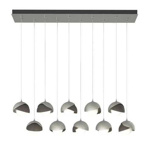 Brooklyn Brooklyn 10-Light Double Shade Pendant in Sterling (39|131205-SKT-STND-85-07-GG0711)
