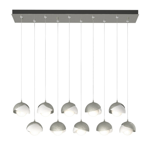 Brooklyn Brooklyn 10-Light Double Shade Pendant in Sterling (39|131205-SKT-STND-85-02-GG0711)