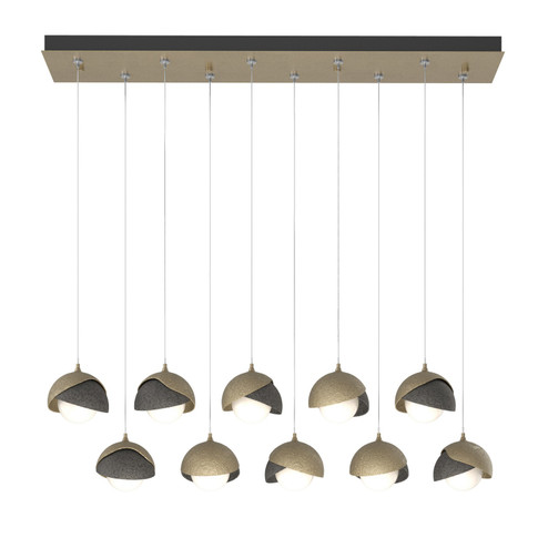 Brooklyn Brooklyn 10-Light Double Shade Pendant in Soft Gold (39|131205-SKT-STND-84-20-GG0711)